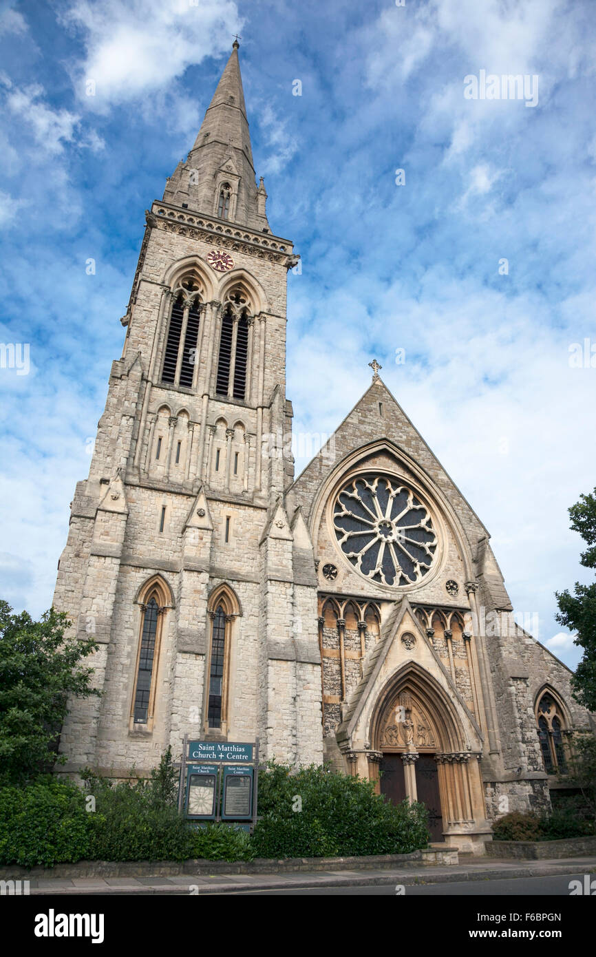 St. Matthias Kirche, Richmond, England Stockfoto