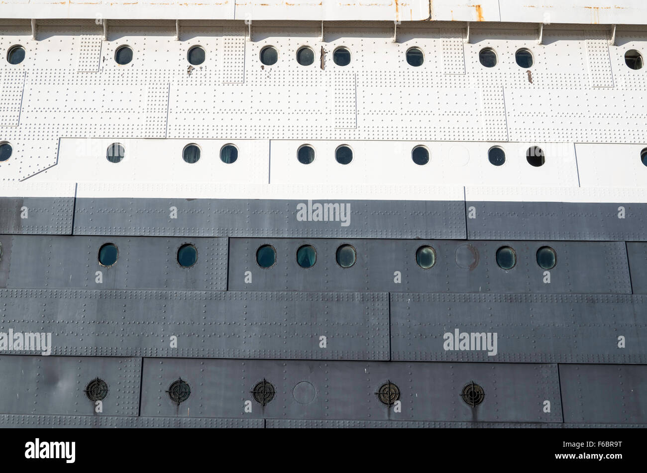 Queen Mary, Long Beach, Los Angeles, Kalifornien, USA Stockfoto