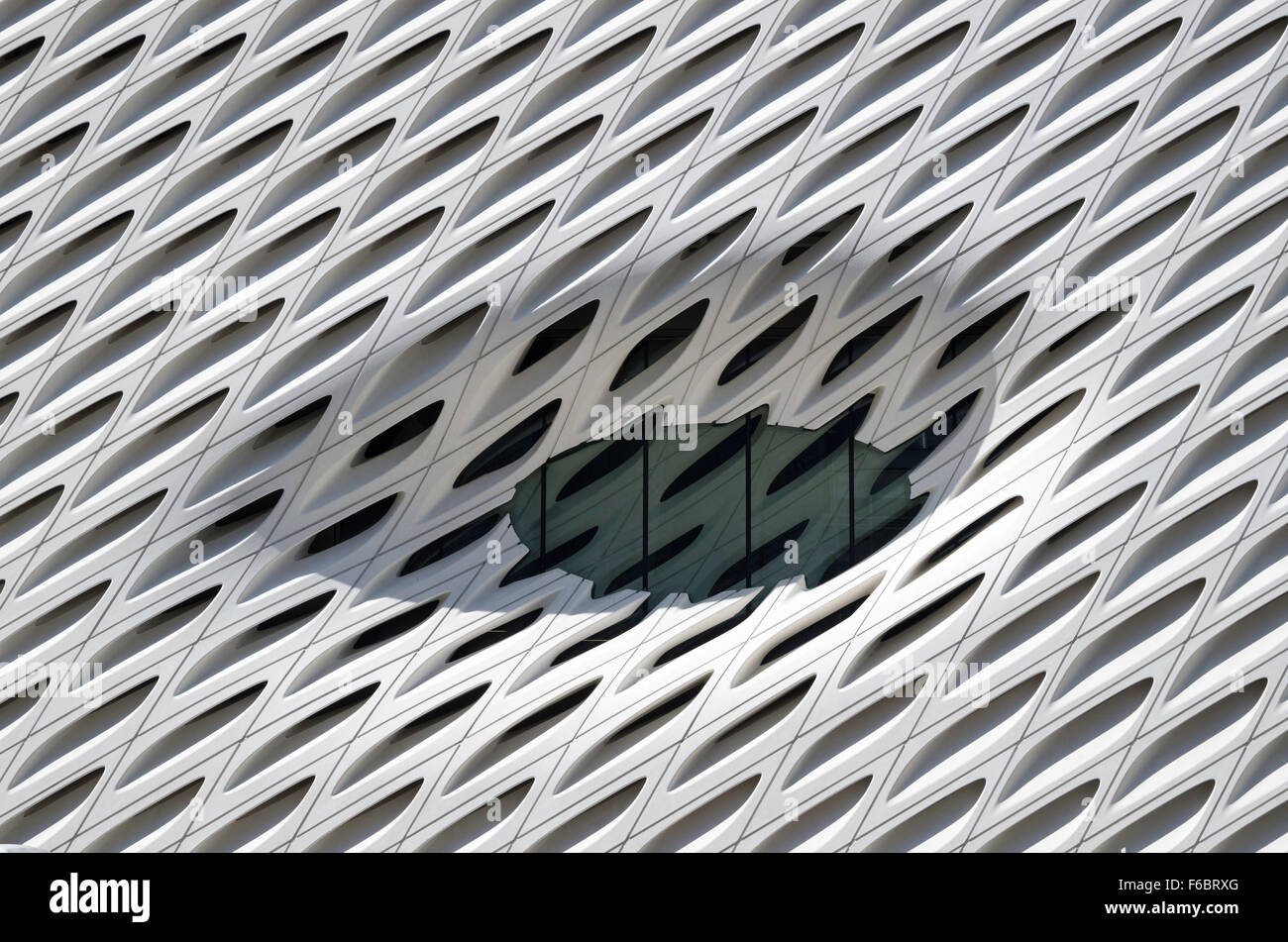 Detail der breiten Museum, South Grand Avenue, Los Angeles, Kalifornien, USA Stockfoto