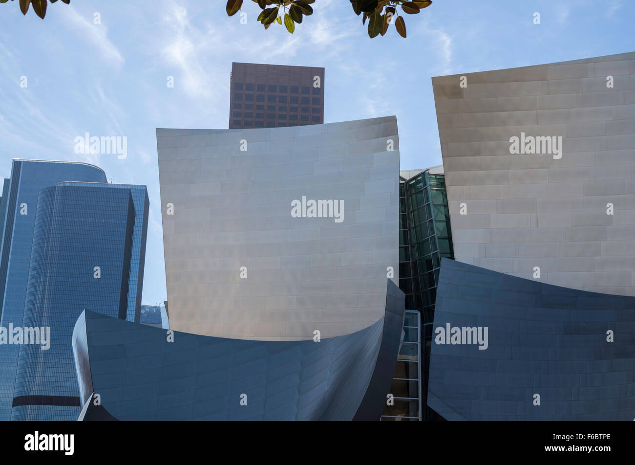 Walt Disney Concert Hall, South Grand Avenue, Los Angeles, Kalifornien, USA Stockfoto