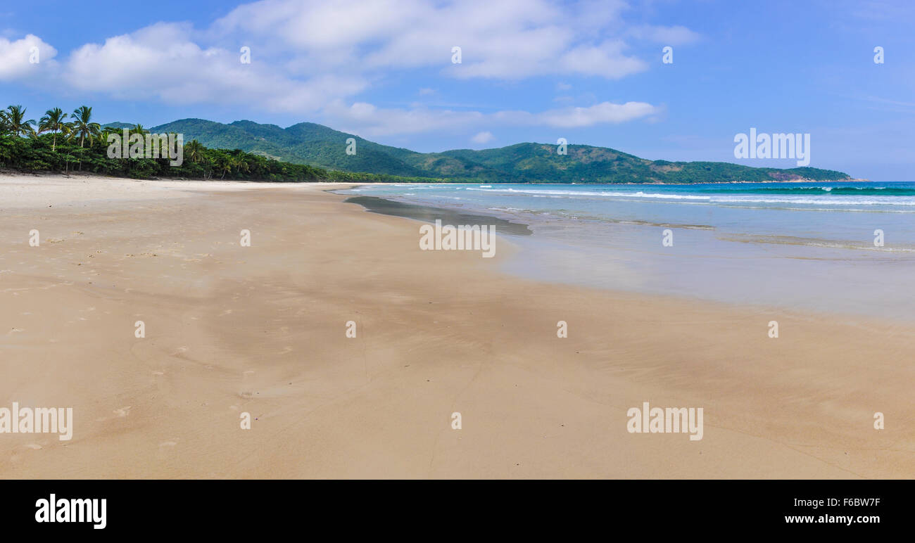 Lopes Mendes Beach in Insel Ilha Grande, Verde, Brasilien Stockfoto