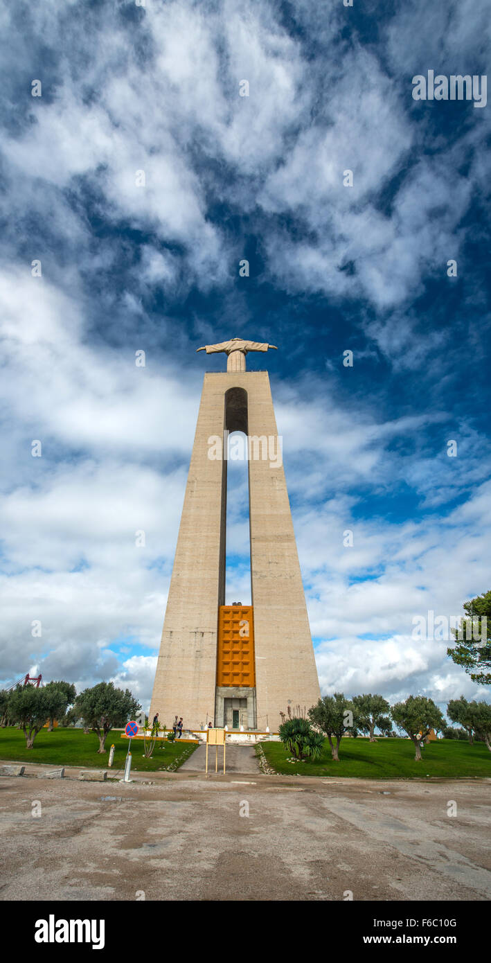 Nationalen Heiligtum Christkönig, Lissabon Stockfoto