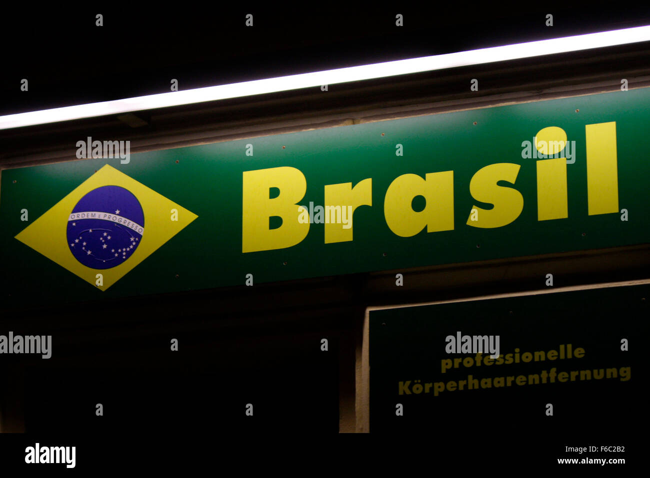Markenname: "Brasil", Berlin. Stockfoto