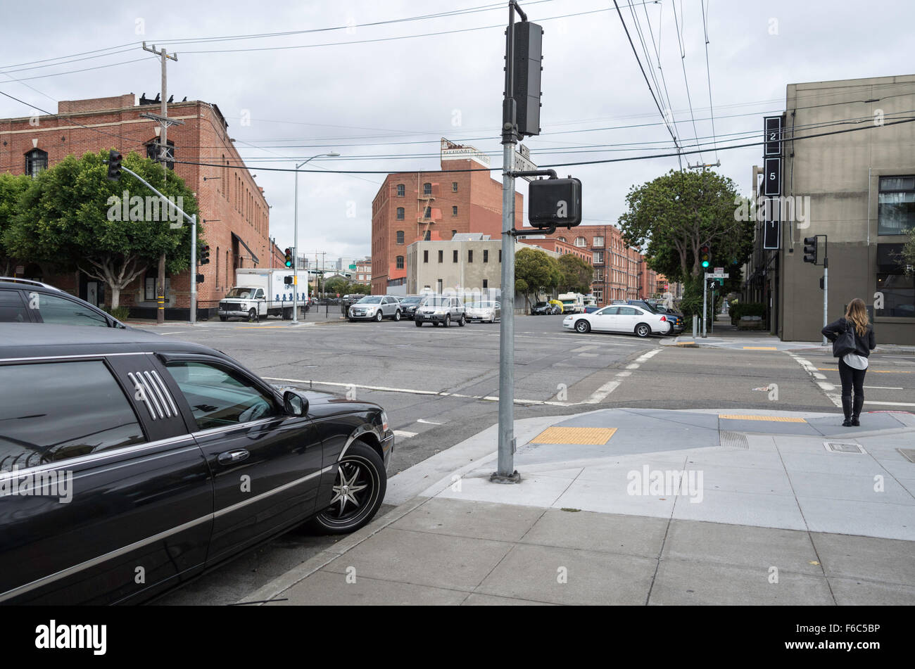 Straßenszene, Mission District, San Francisco, Kalifornien, USA Stockfoto
