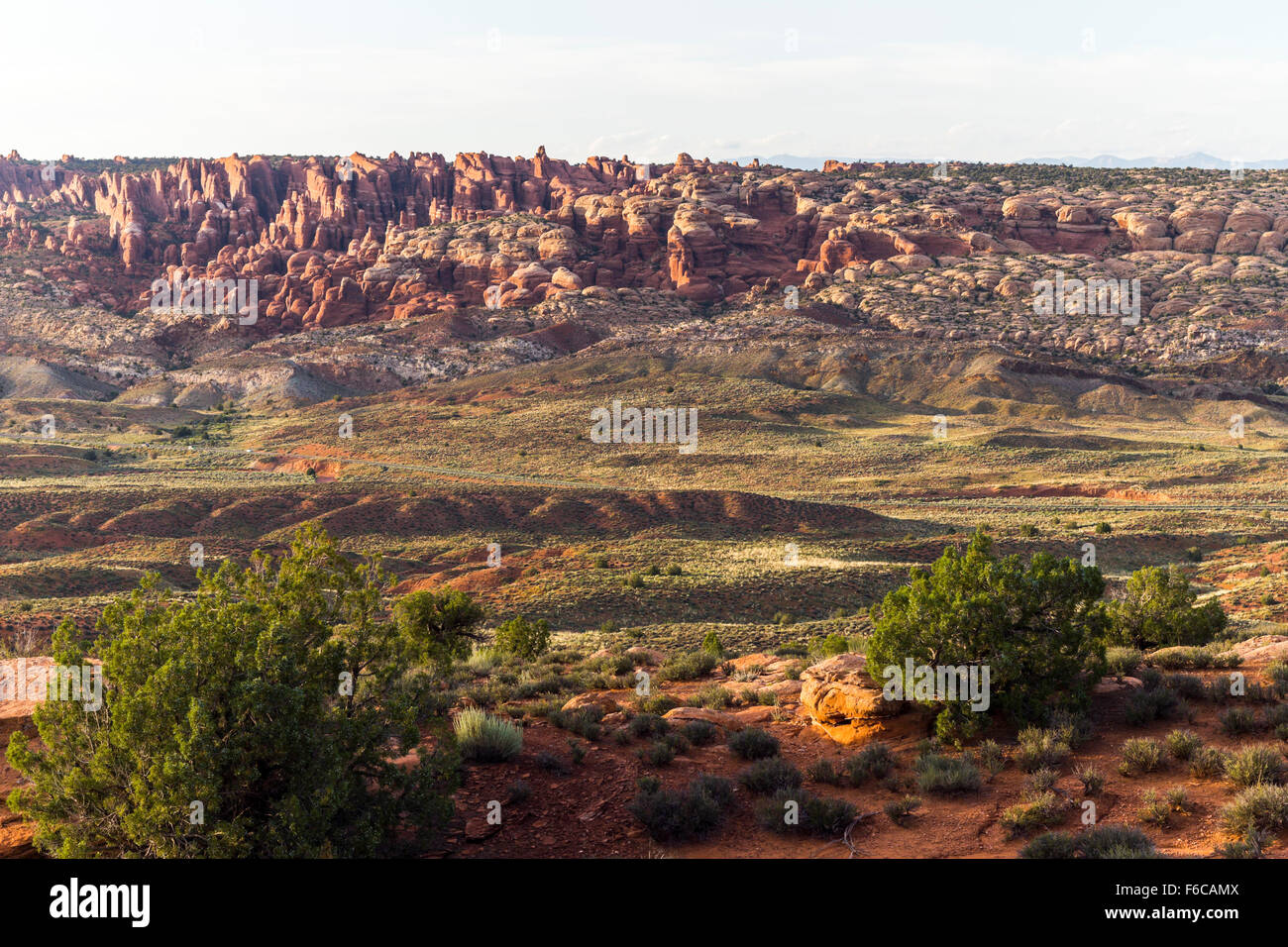 Die Landscapeo des Arches Nationalpark, Utah Stockfoto