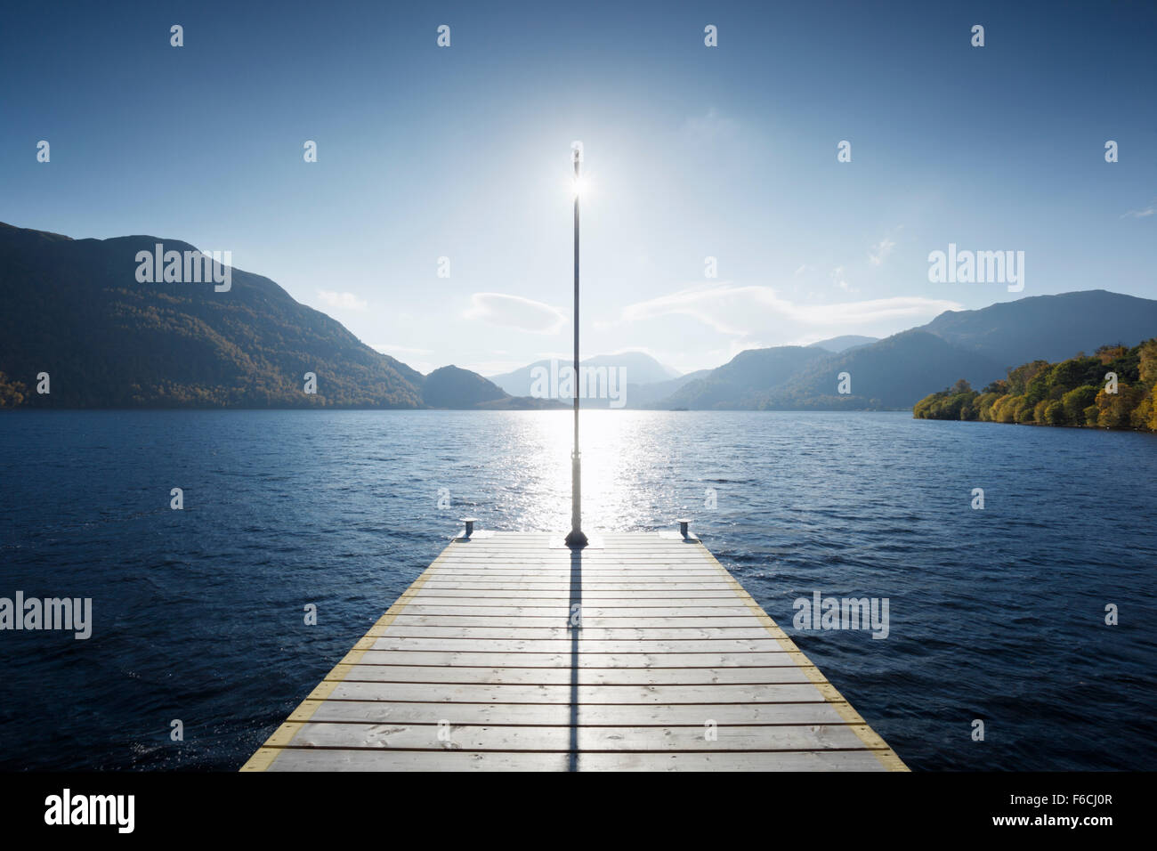 Ullswater. Herbst. Lake District National Park. Cumbria. VEREINIGTES KÖNIGREICH. Stockfoto