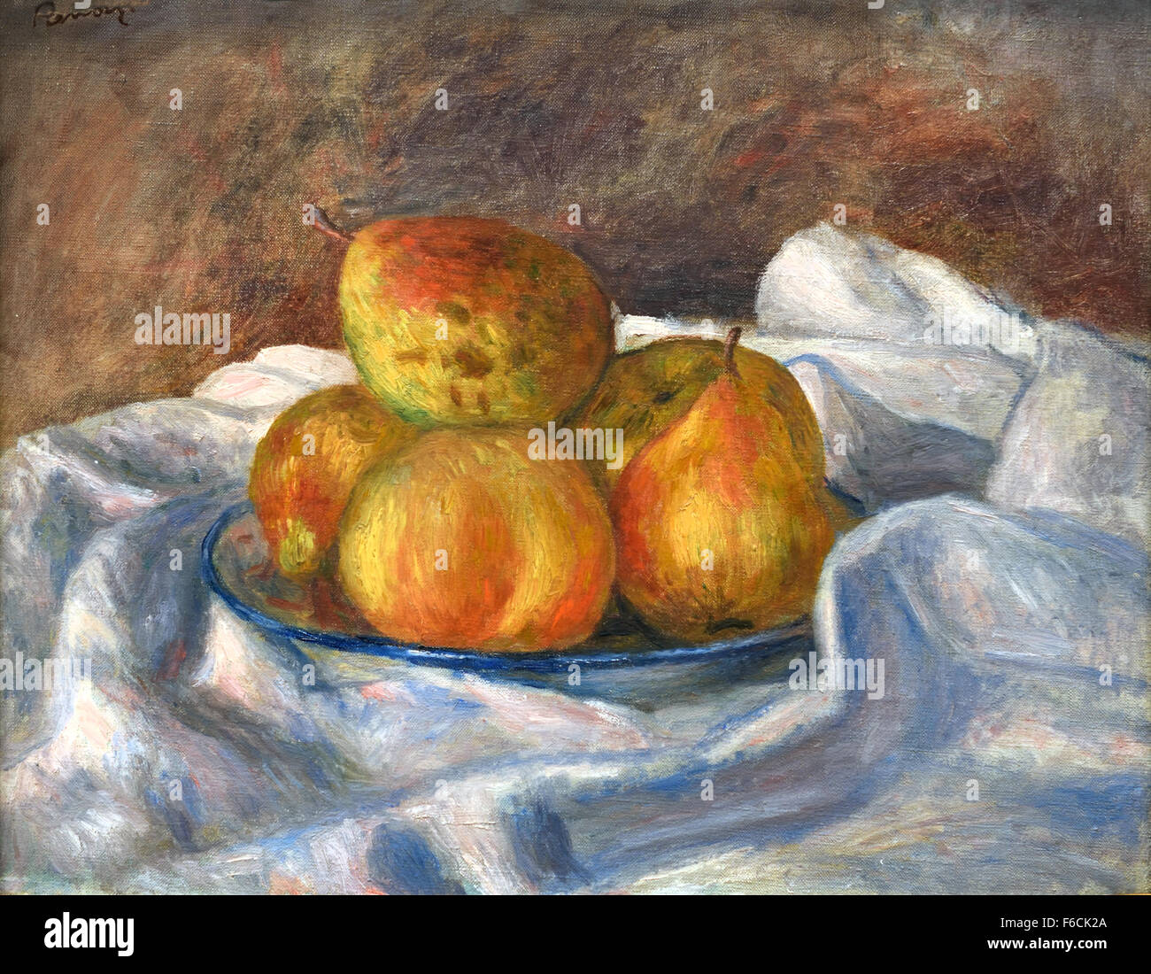 Pommes et Poires 1895 Äpfel und Birnen Pierre Auguste Renoir 1841-1919 Französisch Frankreich Stockfoto