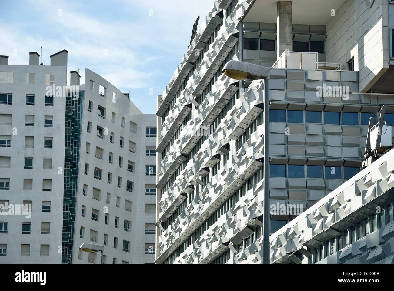 Moderne Architektur in den Park der Nationen. Lissabon. Portugal. Europa Stockfoto