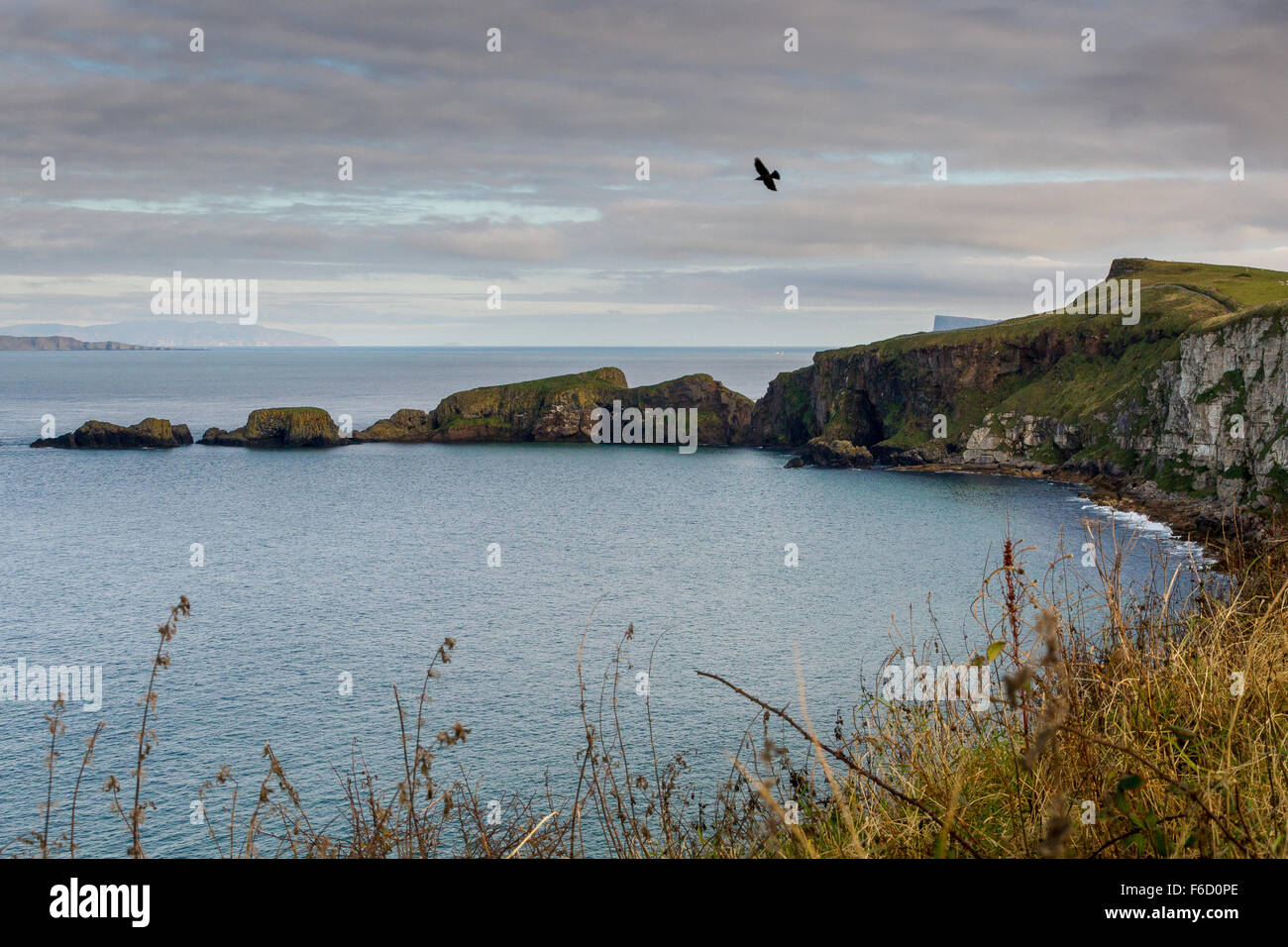 Küste von North Antrim, County Antrim, Nordirland Stockfoto