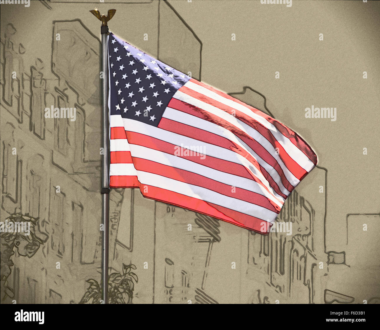 Usa flagge zeichnen -Fotos und -Bildmaterial in hoher Auflösung – Alamy