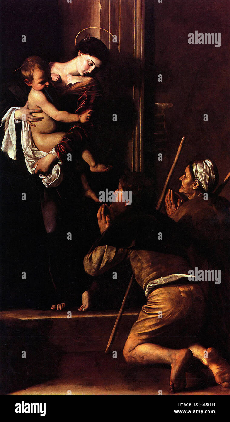 Michelangelo Merisi da Caravaggio - Madonna di Loreto Stockfoto