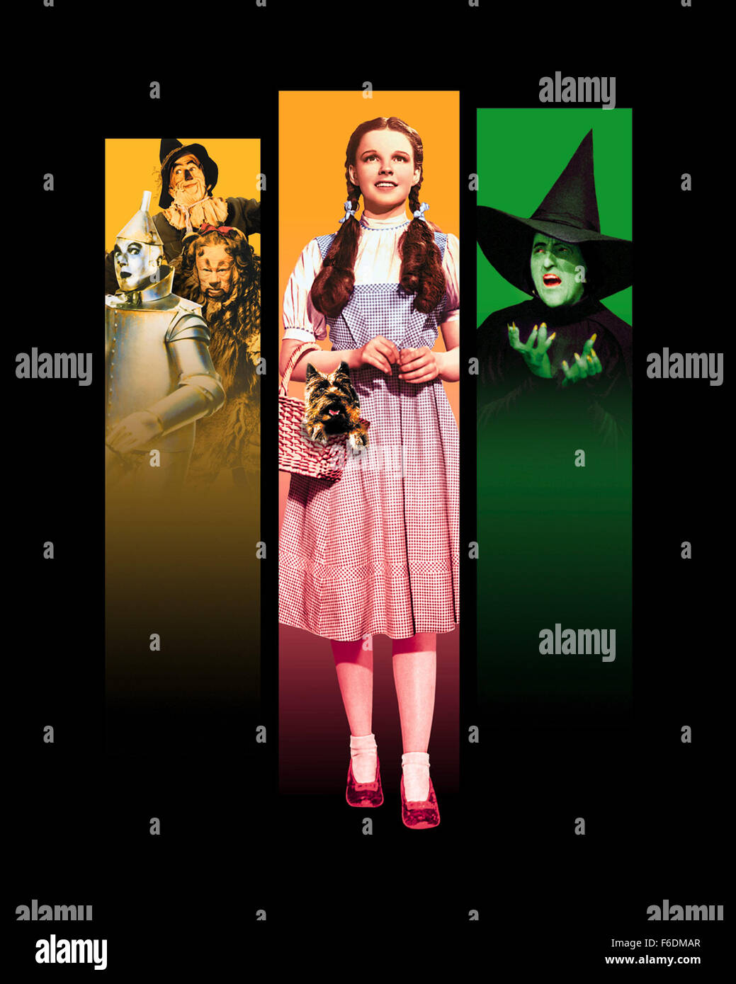 VERÖFFENTLICHT: 12. August 1939 - Film Originaltitel: The Wizard of Oz abgebildet: JACK HALEY, JUDY GARLAND, Strahl BOLGER, BERT LAHR, MARGARET HAMILTON. Stockfoto