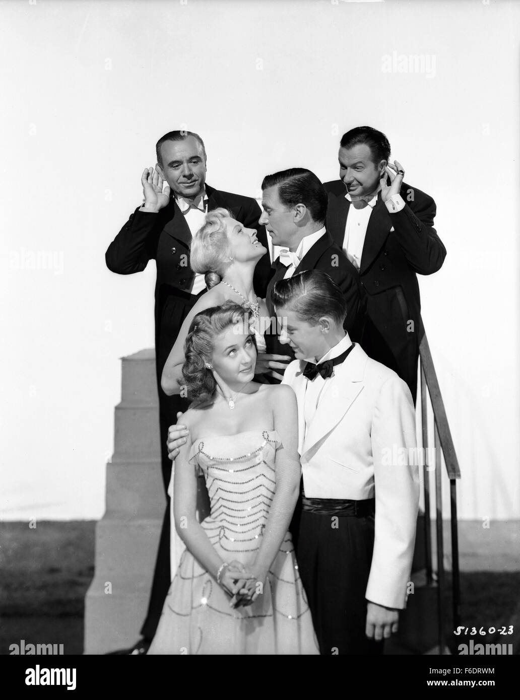Datum der Freigabe: 15. August 1946. FILMTITEL: Urlaub in Mexiko. STUDIO: Metro-Goldwyn-Mayer (MGM). PLOT:. Im Bild: RODDY MCDOWALL als Stanley Owen, WALTER PIDGEON als Jeffrey Evans, JOSE ITURBI als selbst und JANE POWELL als Christine Evans. Stockfoto