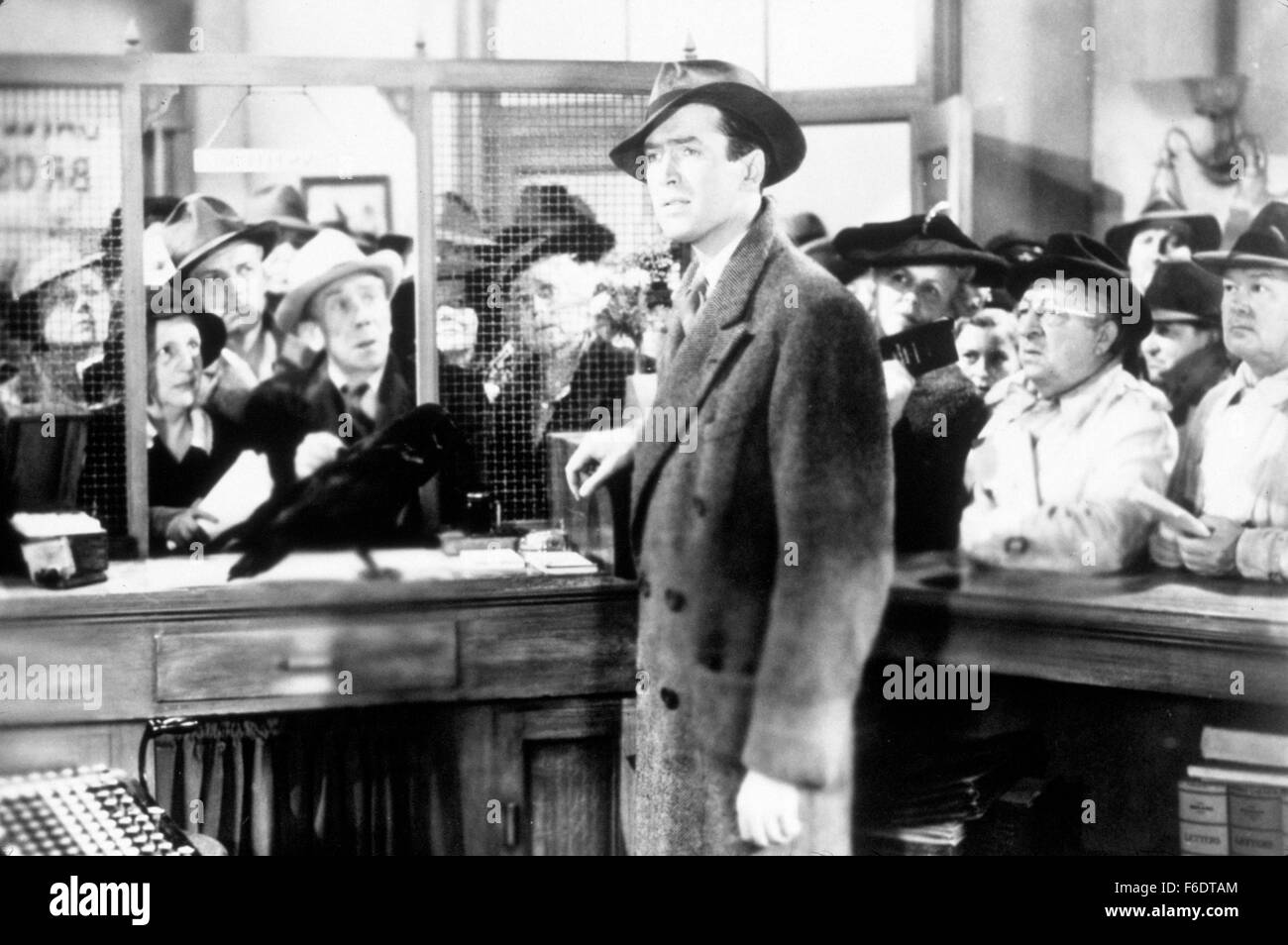 VERÖFFENTLICHT: 20. Dezember 1946 - Film Originaltitel: Es ist ein wundervolles Leben - im Bild: JAMES STEWART. Stockfoto