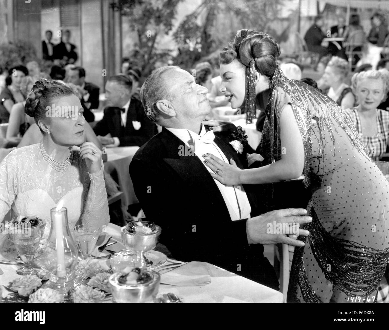 VERÖFFENTLICHT: 21. Juni 1948 - Film Originaltitel: A Date with Judy. IM BILD: SELENA ROYLE, WALLACE BEERY, CARMEN MIRANDA. Stockfoto