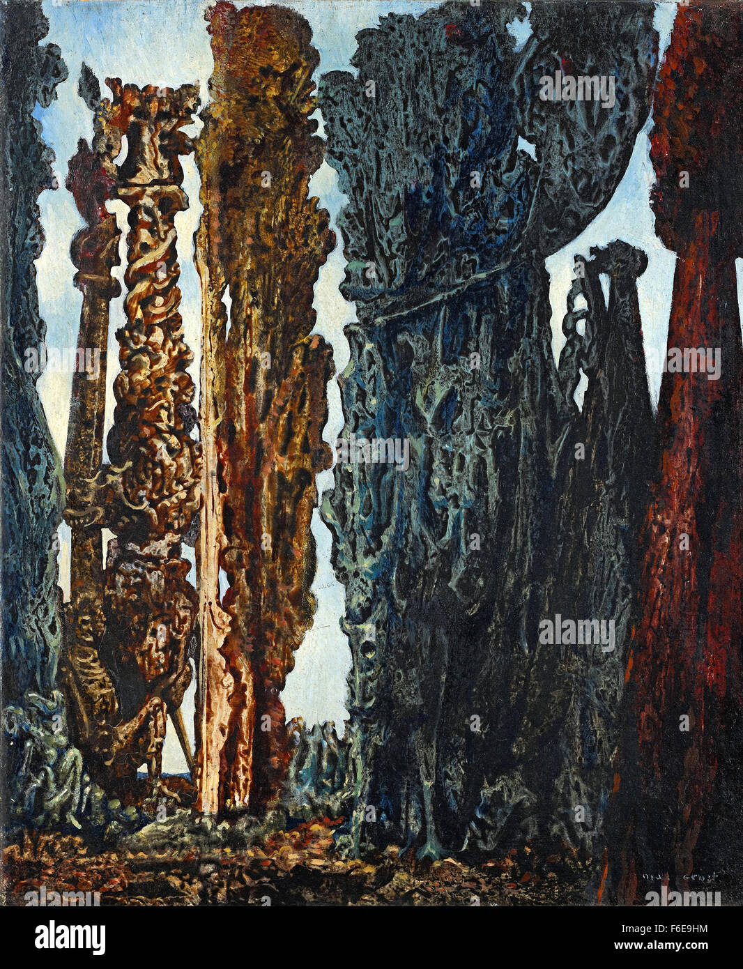 Max Ernst - bewusste Landschaft Stockfoto