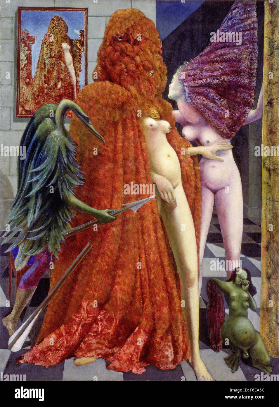 Max Ernst - Attirement der Braut Stockfoto