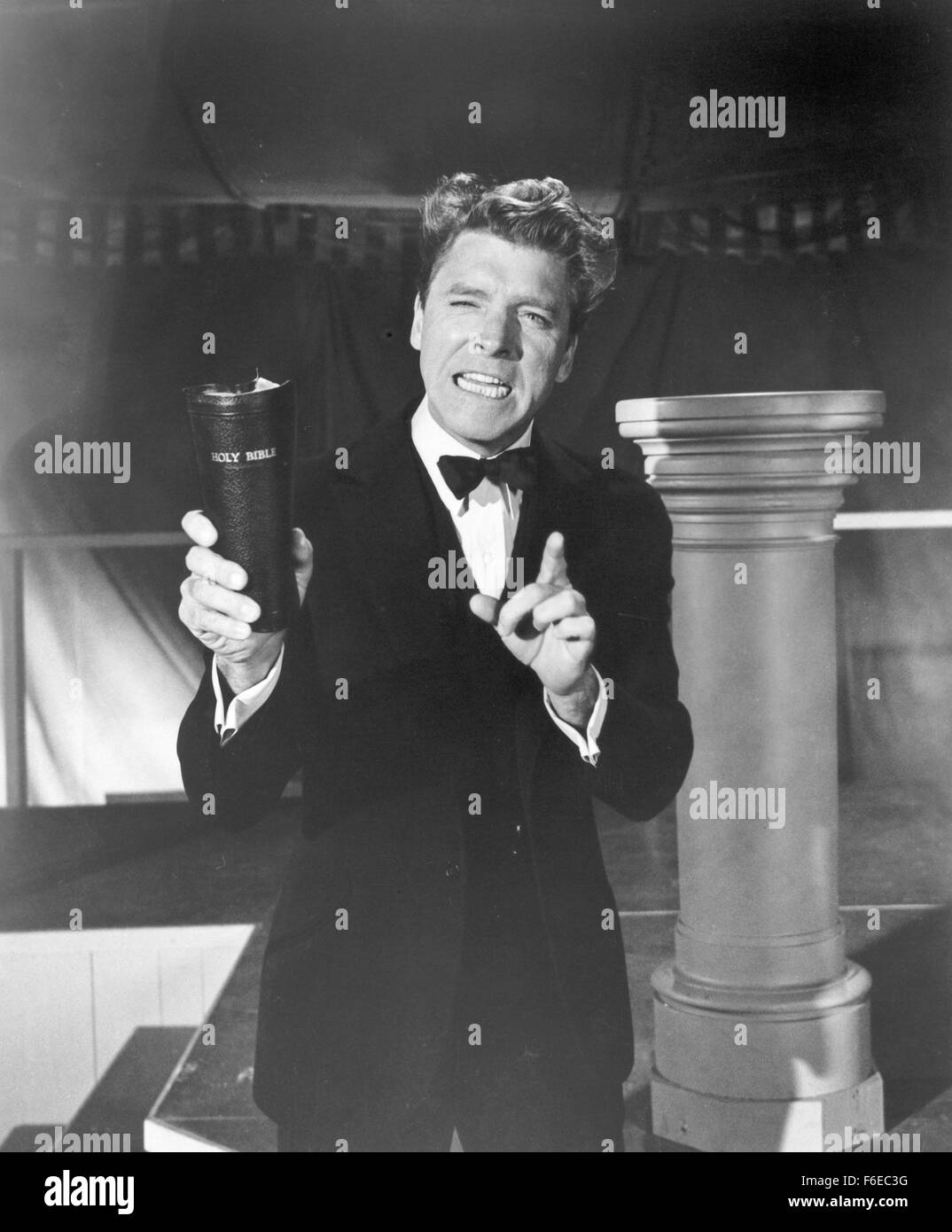 7. Juli 1960; Hollywood, Kalifornien, USA; Schauspieler BURT LANCASTER Stars wie Elmer Gantry in Richard Brooks inszenierte Drama, "Elmer Gantry" basiert auf dem Roman von Sinclair Lewis. Stockfoto