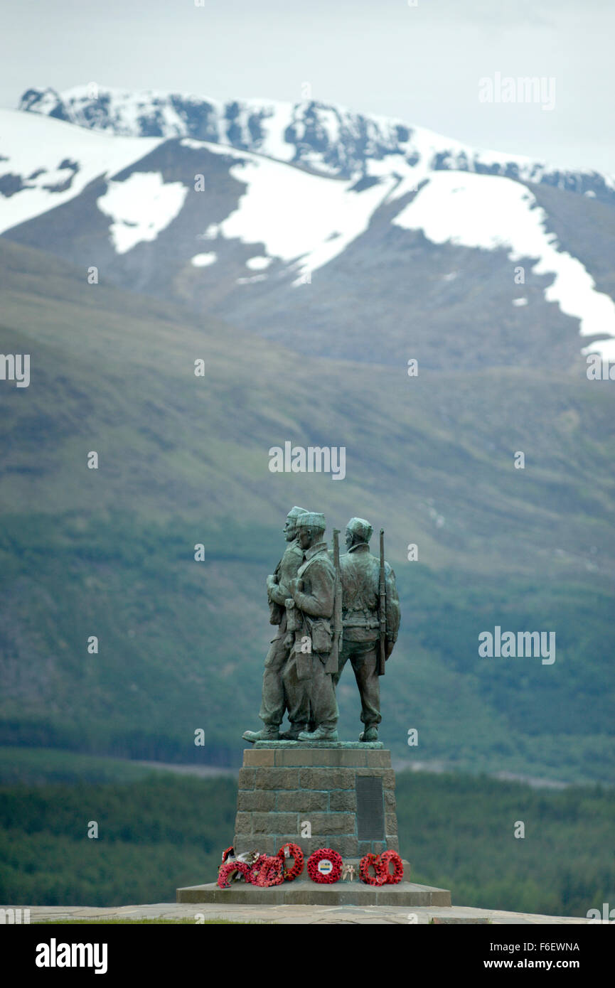 Kategorie A aufgeführten Commando Memorial über Spean Bridge in den Highlands von Schottland Stockfoto