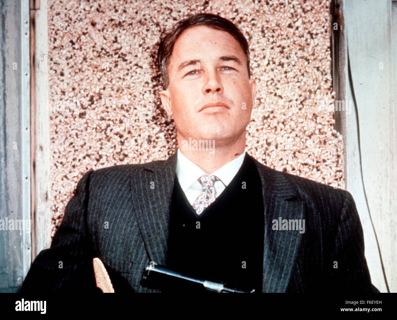 Im Bild: 2. März 1973 - Film Originaltitel: Dillinger. Im Bild: WARREN OATES als John Dillinger. Stockfoto