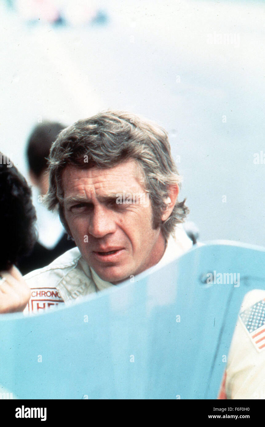 23. Juni 1971; Hollywood, Kalifornien, USA; STEVE MCQUEEN als Michael Delaney in das Action-Adventure "Le Mans" unter der Regie von Lee H. Katzin. Stockfoto