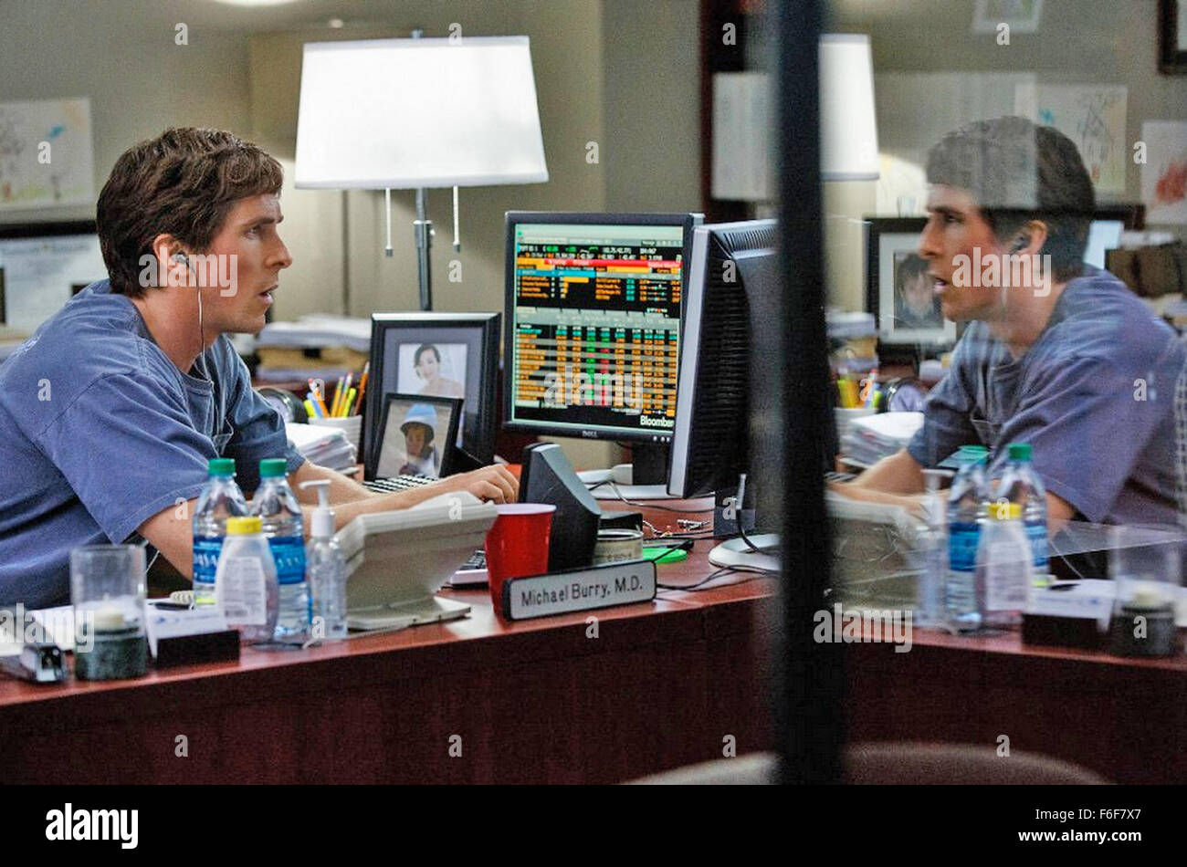 DER große kurzen 2015 Paramount Pictures-Film mit Christian Bale Stockfoto