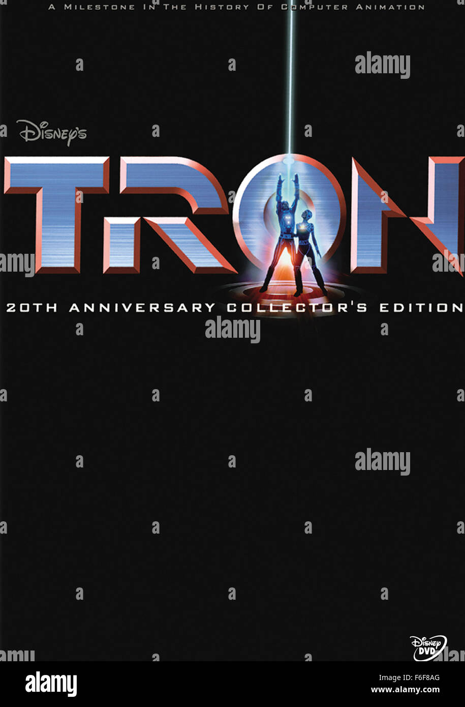 9. Juli 1982; LIVERMORE, KALIFORNIEN, USA; Key Art für "Tron". Stockfoto