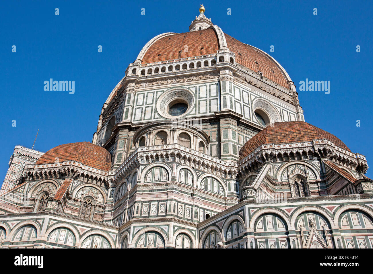 Cattedral di Santa Maria del Fiore, die Hauptkirche von Florenz, Italien. Il Duomo di Firenze, Basilica di Santa Maria del Fiore Stockfoto