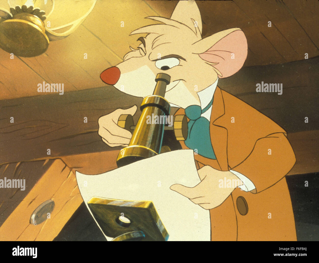 16. Januar 1986; Hollywood, Kalifornien, USA; Bild aus der Familie Animation 'Great Mouse Detective'. Stockfoto