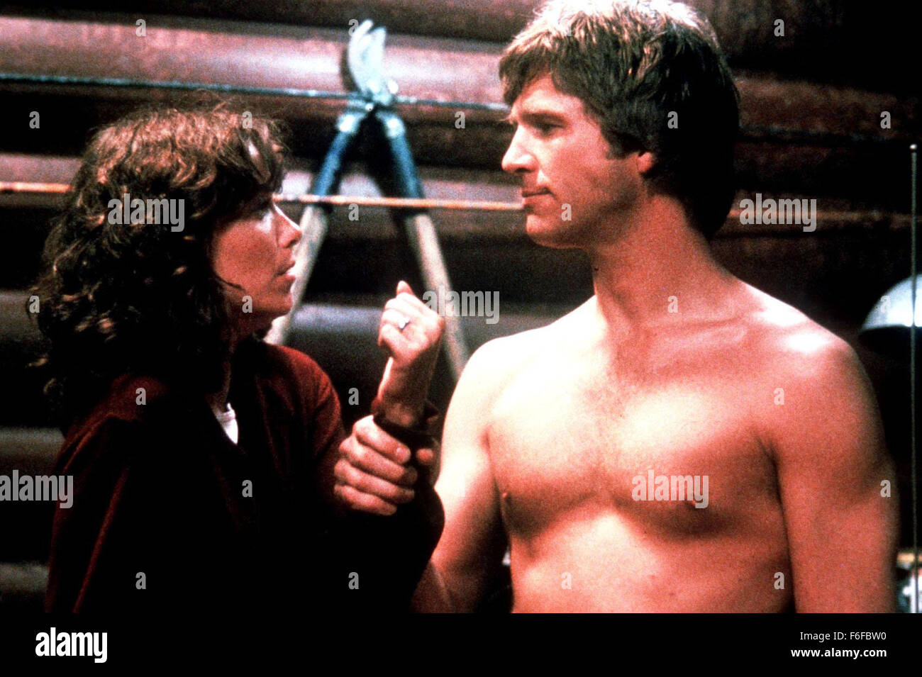 14. Dezember 1984; Los Angeles, Kalifornien, USA; Schauspielerin KAREN ALLEN stars wie Jenny Hayden und JEFF BRIDGES als Starman in Regisseur John Carpenter, "Starman." Stockfoto