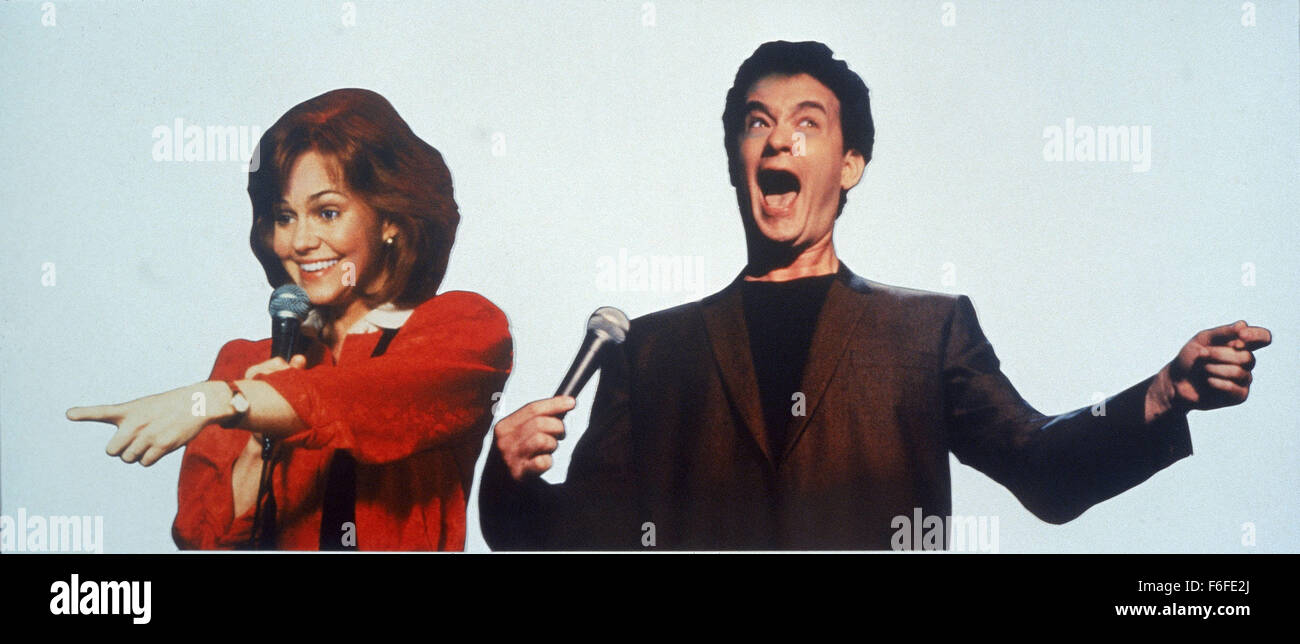 8. August 1988; Hollywood, Kalifornien, USA; SALLY FIELD und TOM HANKS die Hauptrollen als Lilah Krytsick und Steven Gold in dem Comedy-Drama "Punchline" unter der Regie von David Seltzer. Stockfoto