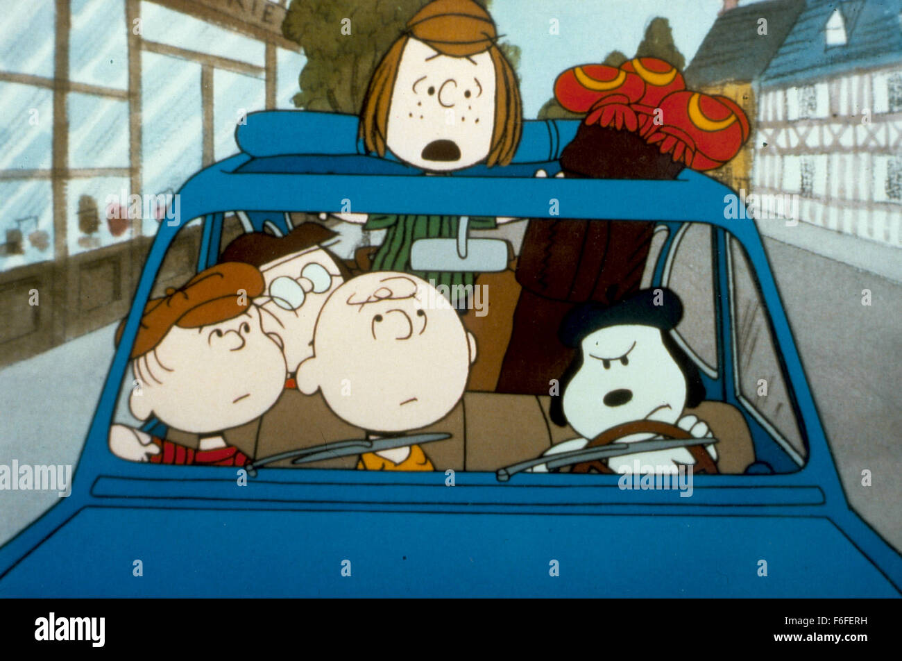 Erscheinungsdatum: 29. Januar 1988. Filmtitel: Snoopy: das Musical. STUDIO: Universal City Studios. Bild: SEAN HOLLING als Stimme von Charlie Brown, CAM CLARKE als Stimme von Snoopy. Stockfoto