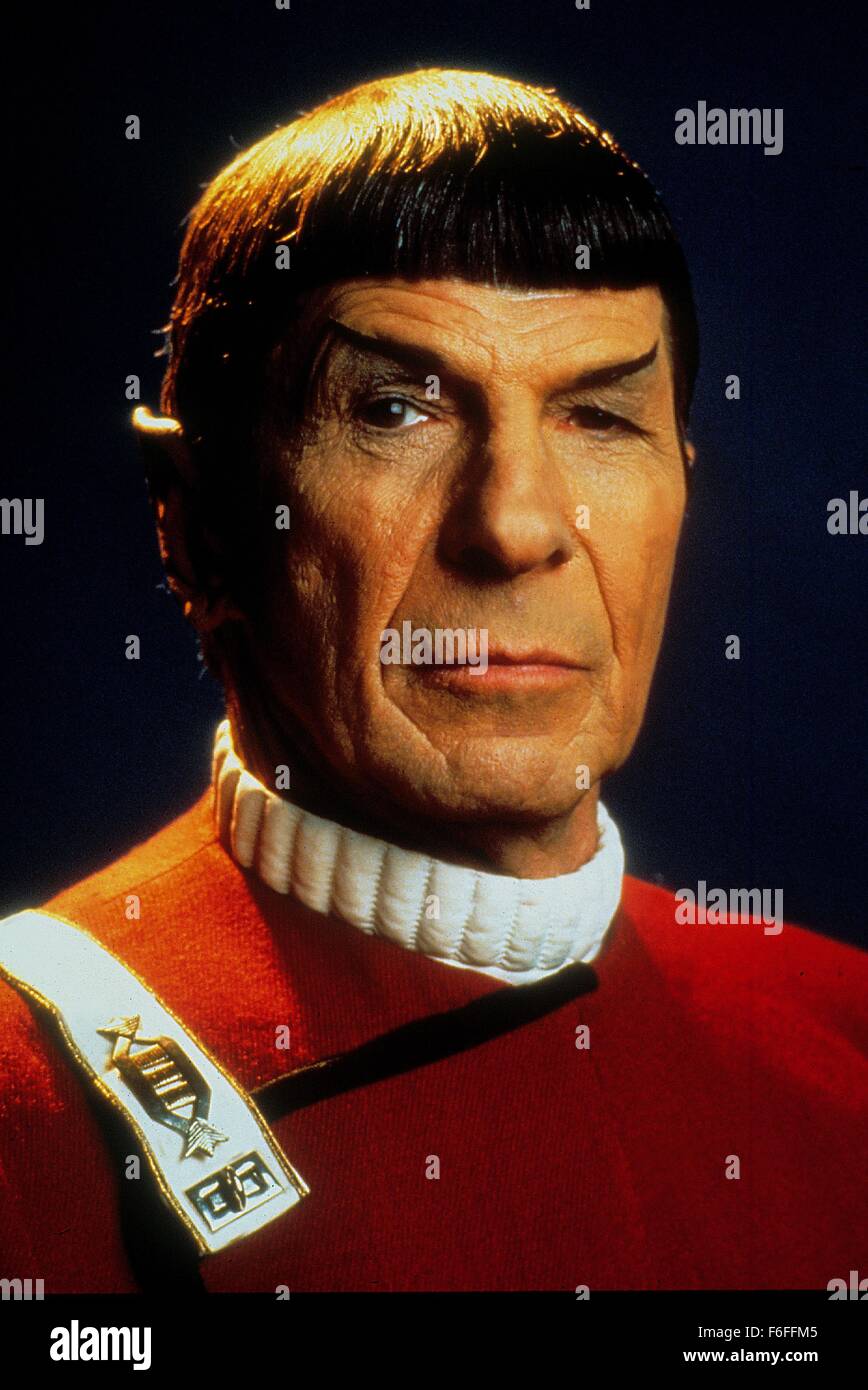 1. Januar 1989 -... Star Trek V: The Final Frontier, Leonard Nimoy... Film und Fernsehen. . Stockfoto