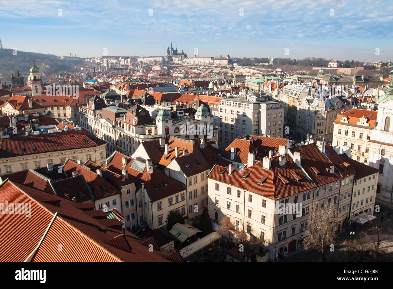 Sommer Blick auf Old Town in Prag, Tschechische Republik Stockfoto