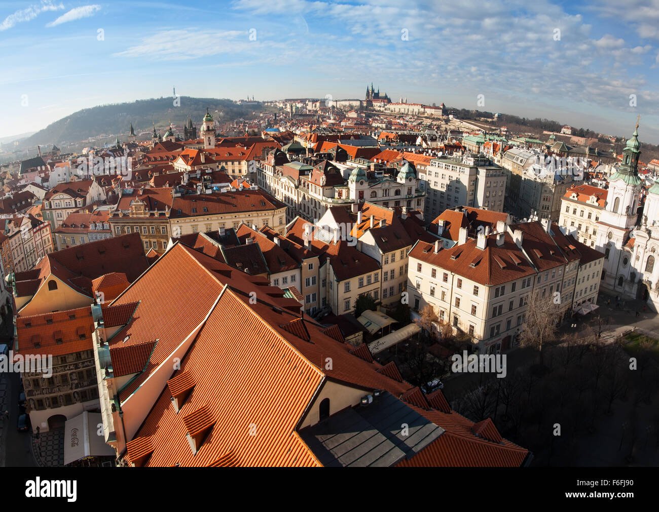 Sommer Blick auf Old Town in Prag, Tschechische Republik Stockfoto