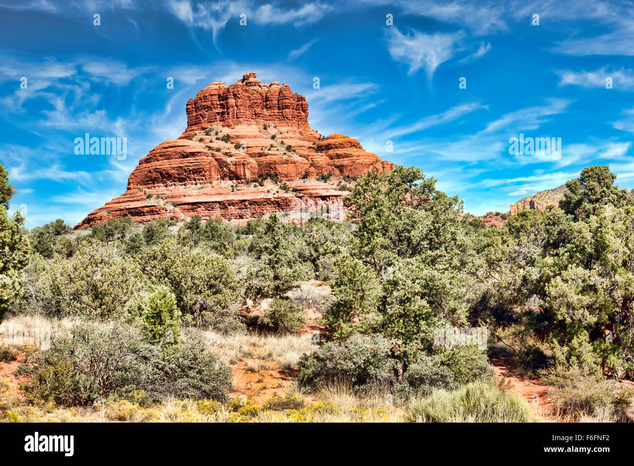Landschaft von Sedona Arizona. Stockfoto