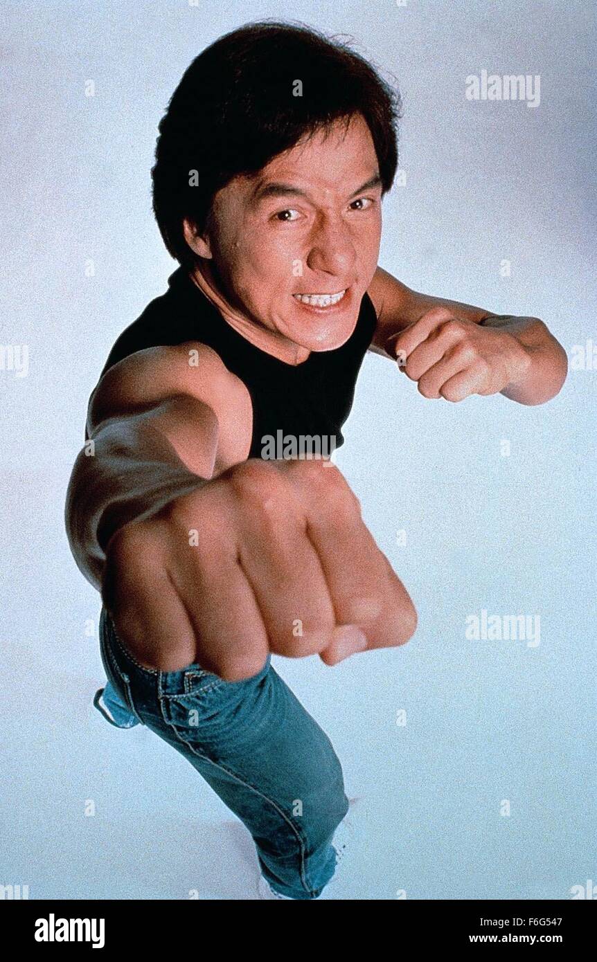 14. Dezember 1996; Hong Kong, CHINA; Schauspieler JACKIE CHAN in "Rumble in the Bronx" unter der Regie von Stanley Tong. Stockfoto