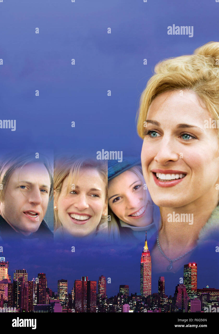 Erscheinungsdatum: 8. März 1996. FILMTITEL: Wenn Lucy fiel. STUDIO: TriStar Pictures. PLOT: Joe Lucy Mitbewohner und sind beste Freunde. Lucy, deren Liebesleben peinlich langweilig ist, überzeugt Joe, der mit einer Nachbarin, die er nie erfüllt ist, dass wenn sie stabile Romanzen innerhalb eines Monats haben, müssen sie von der Brooklyn-Brücke springen vernarrt ist. Im Bild: SARAH JESSICA PARKER als Lucy Ackerman und ERIC SCHAEFFER als Joe MacGonaughgill. Stockfoto