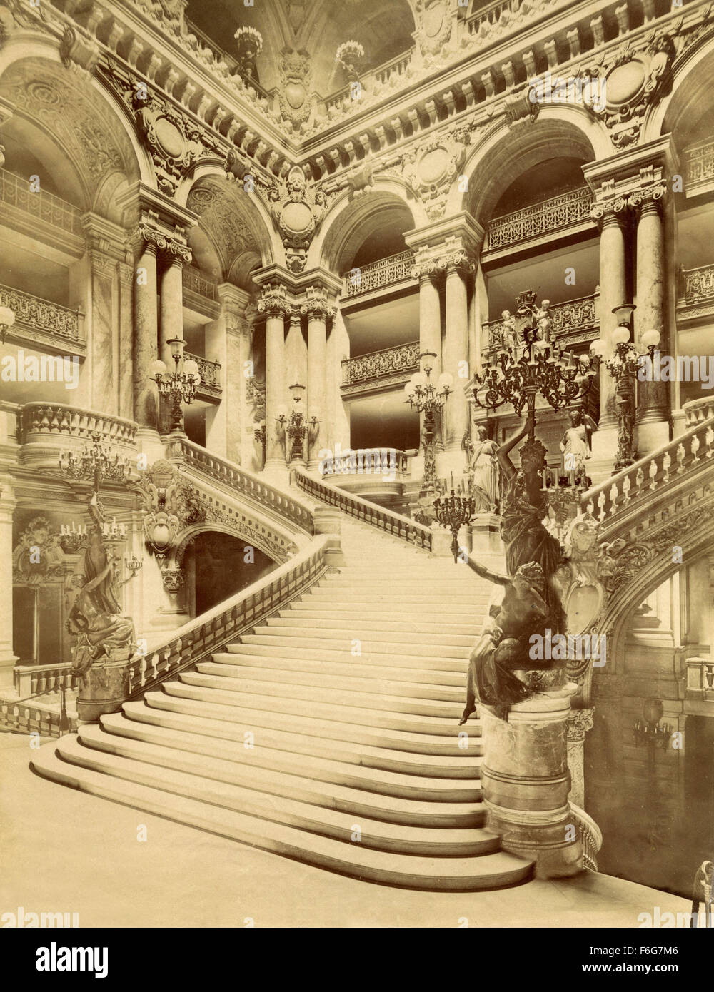 Der große Maßstab der Oper, Paris, Frankreich Stockfoto
