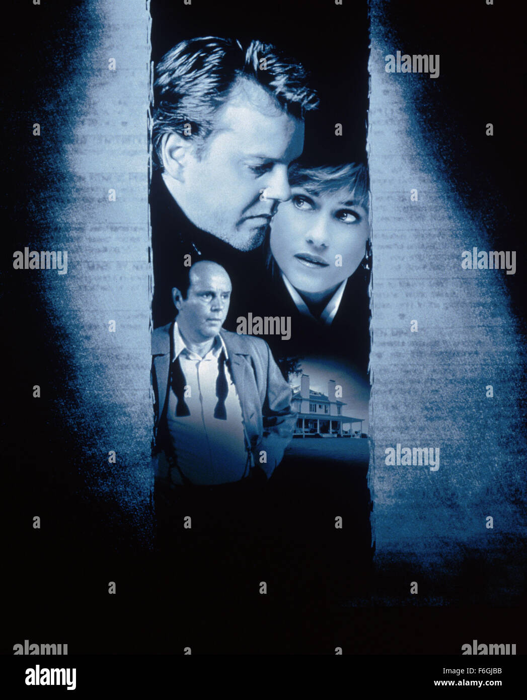 7. März 2000; Los Angeles, Kalifornien, USA; Schauspieler KIEFER SUTHERLAND Sterne als Wendall Goddard, HOLLY HUNTER Stars wie Emma Riley und MICHAEL MORIARTY Stars wie Richard Gordon in der Kiefer Sutherland Regie Drama, "Frau wollte." Stockfoto