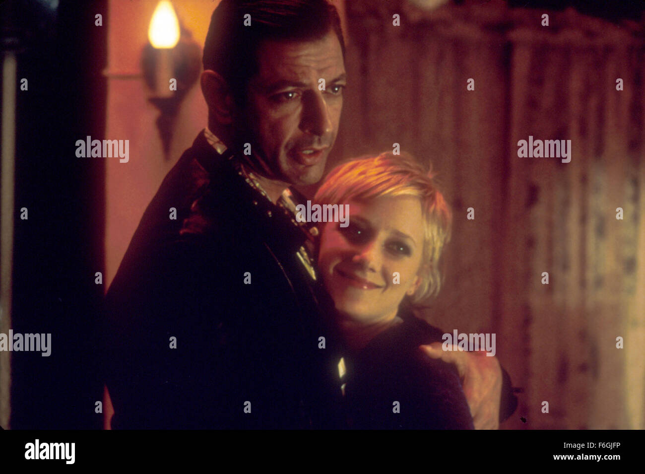 Sep 04, 2000; Hollywood, Kalifornien, USA; Schauspieler JEFF GOLDBLUM und ANNE HECHE Star in dem Film "Jenseits der Verdacht"...  (Bild Kredit:) Stockfoto