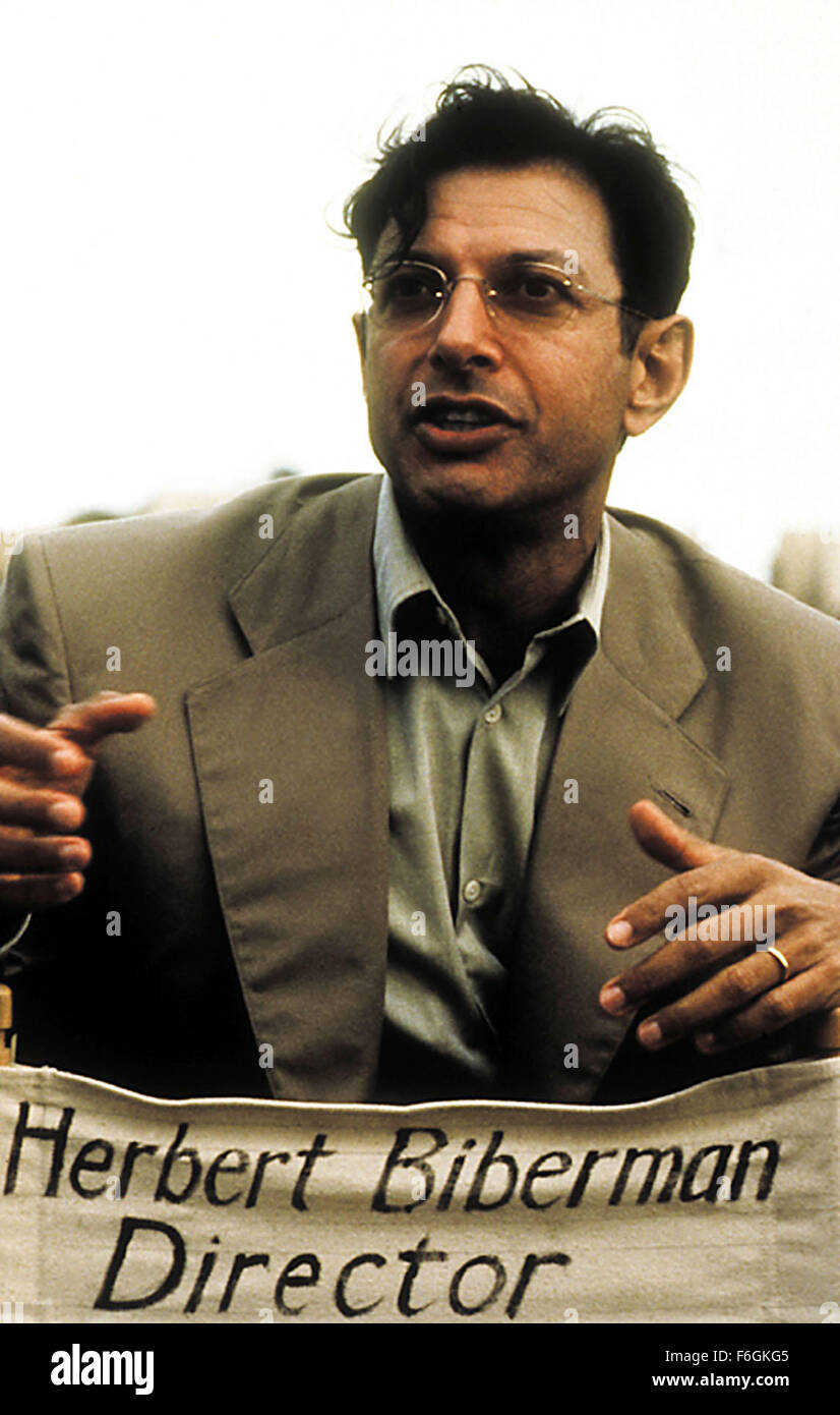 24. April 2000; London, UK; JEFF GOLDBLUM als Herbert Biberman in dem Drama '' One von the Hollywood Ten'' unter der Regie von Karl Francis. Stockfoto