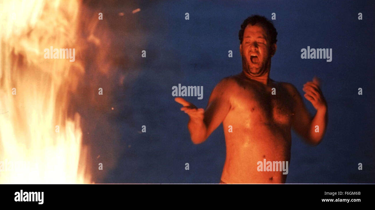 15. November 2000; Hollywood, Kalifornien, USA; TOM HANKS in "Cast Away"...  (Bild Kredit:) Stockfoto
