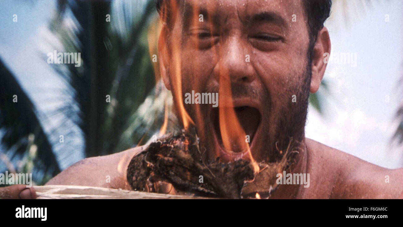 15. November 2000; Hollywood, Kalifornien, USA; TOM HANKS in "Cast Away"...  (Bild Kredit:) Stockfoto