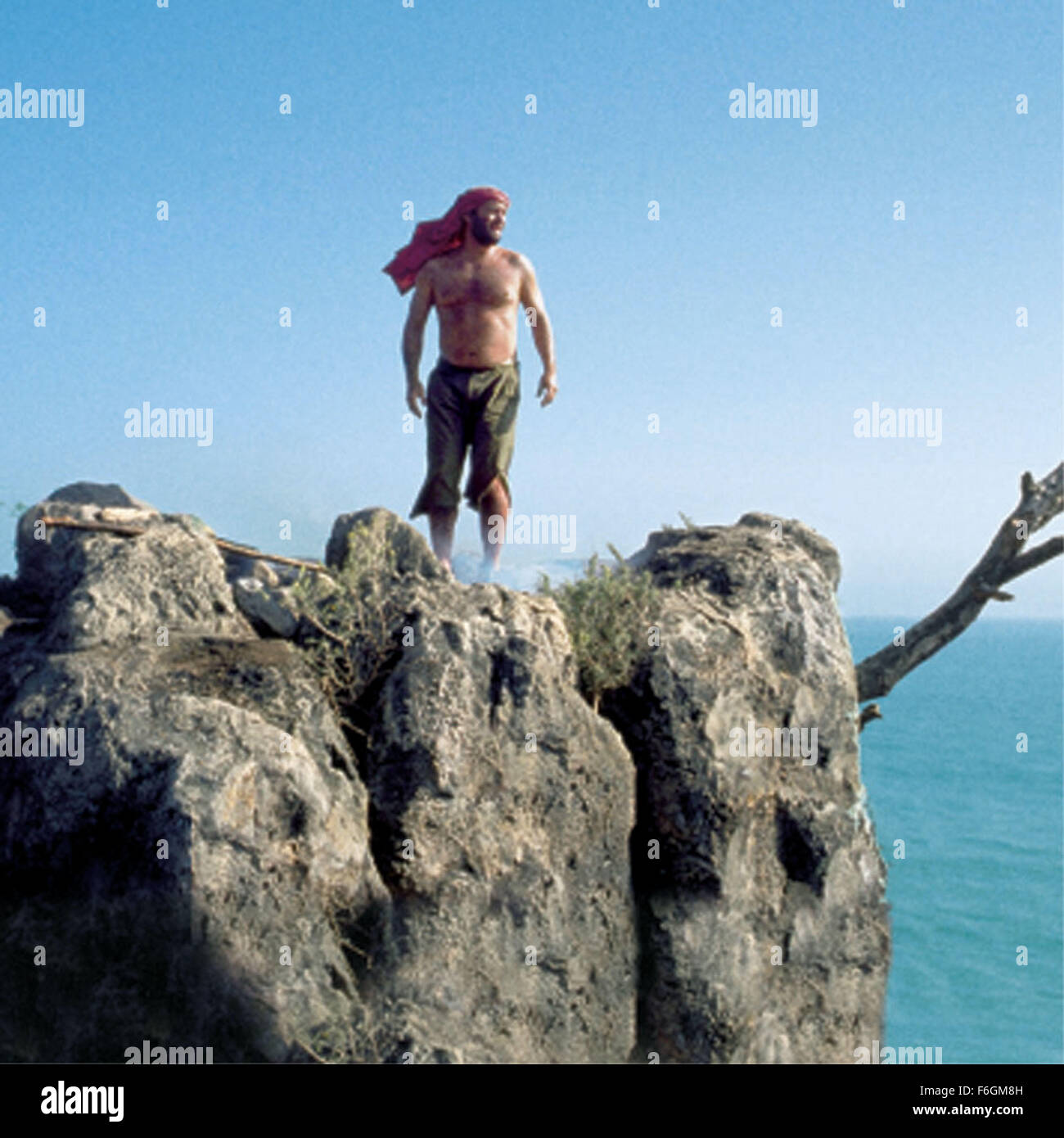 VERÖFFENTLICHT: 12. Dezember 2000 - Film Originaltitel: Cast Away - im Bild: Schauspieler TOM HANKS Stockfoto