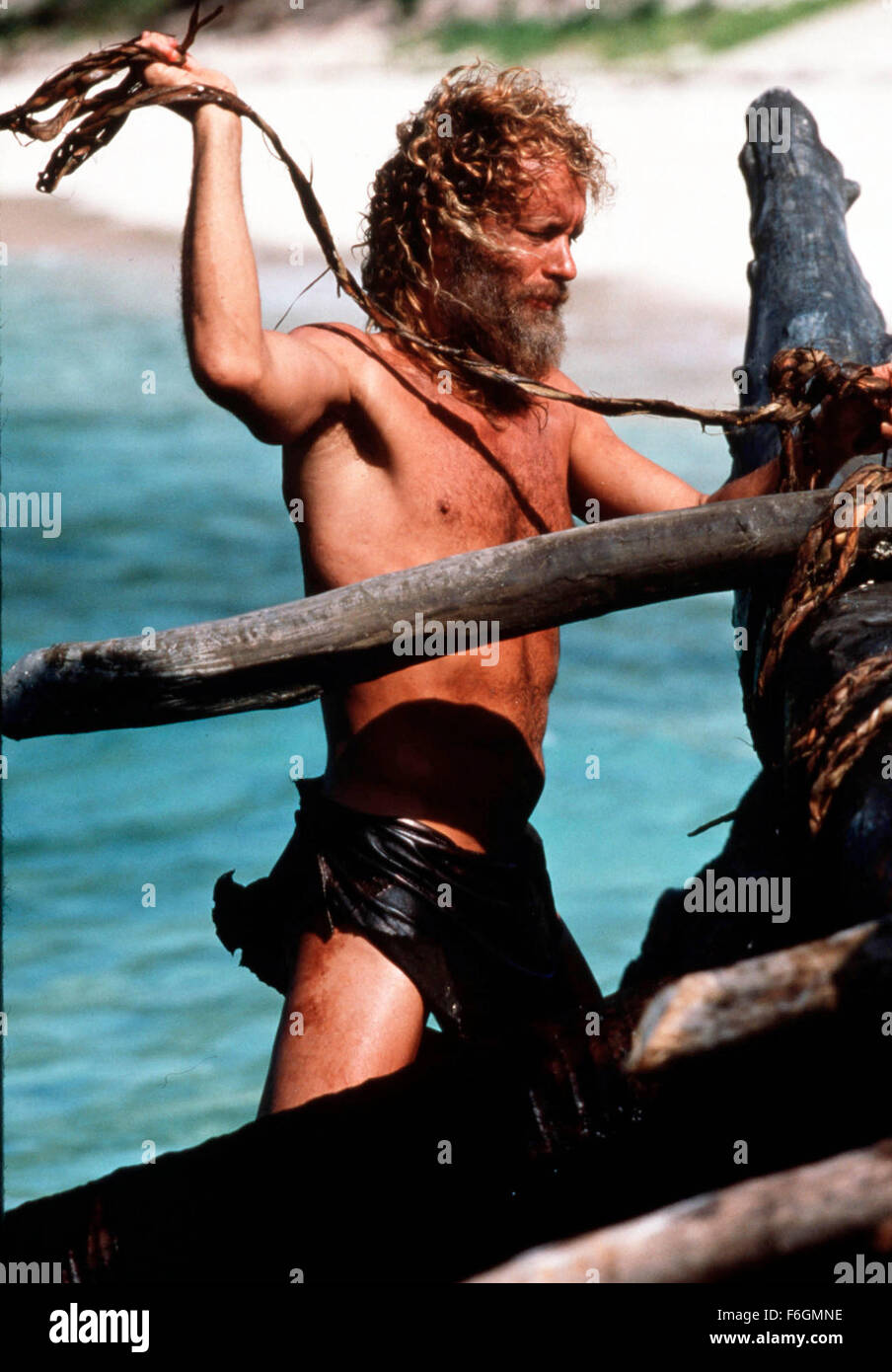 VERÖFFENTLICHT: 12. Dezember 2000 - Film Originaltitel: Cast Away - im Bild: Schauspieler TOM HANKS Stockfoto