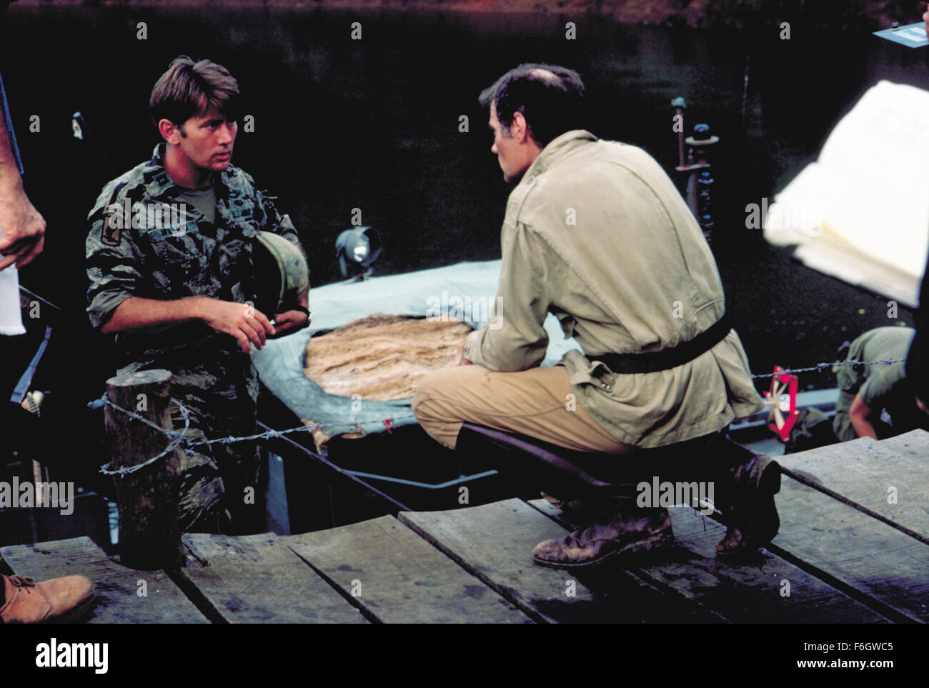 13. August 2001; Hollywood, Kalifornien, USA; Schauspieler MARTIN SHEEN in dem Film "Apocalypse Now Redux" ist eine neue und längere Version des Films 1979, mit zusätzlichen Szenen. .  (Bild Kredit: Remi Agentur) Stockfoto