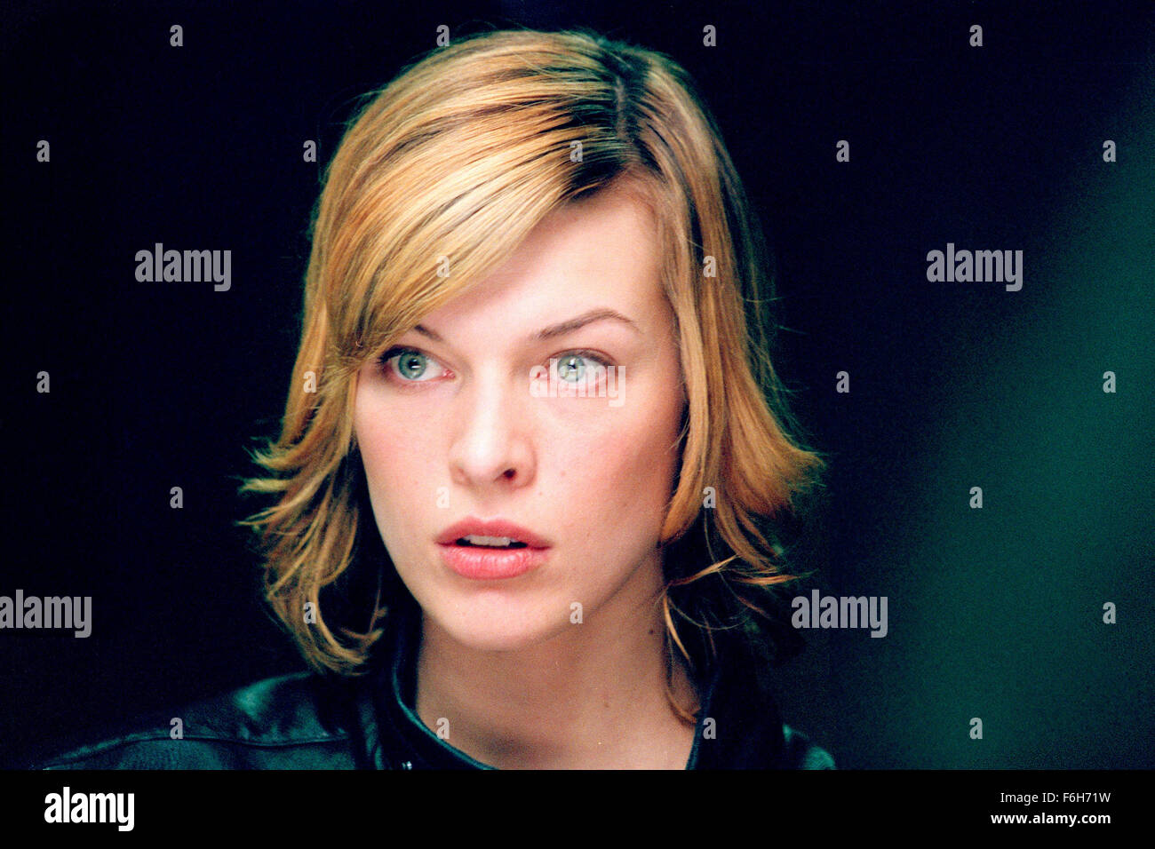 15. März 2002; Berlin, Deutschland; Schauspielerin MILLA JOVOVICH als Alice in "Resident Evil". Regie: Paul W.S Anderson. Stockfoto