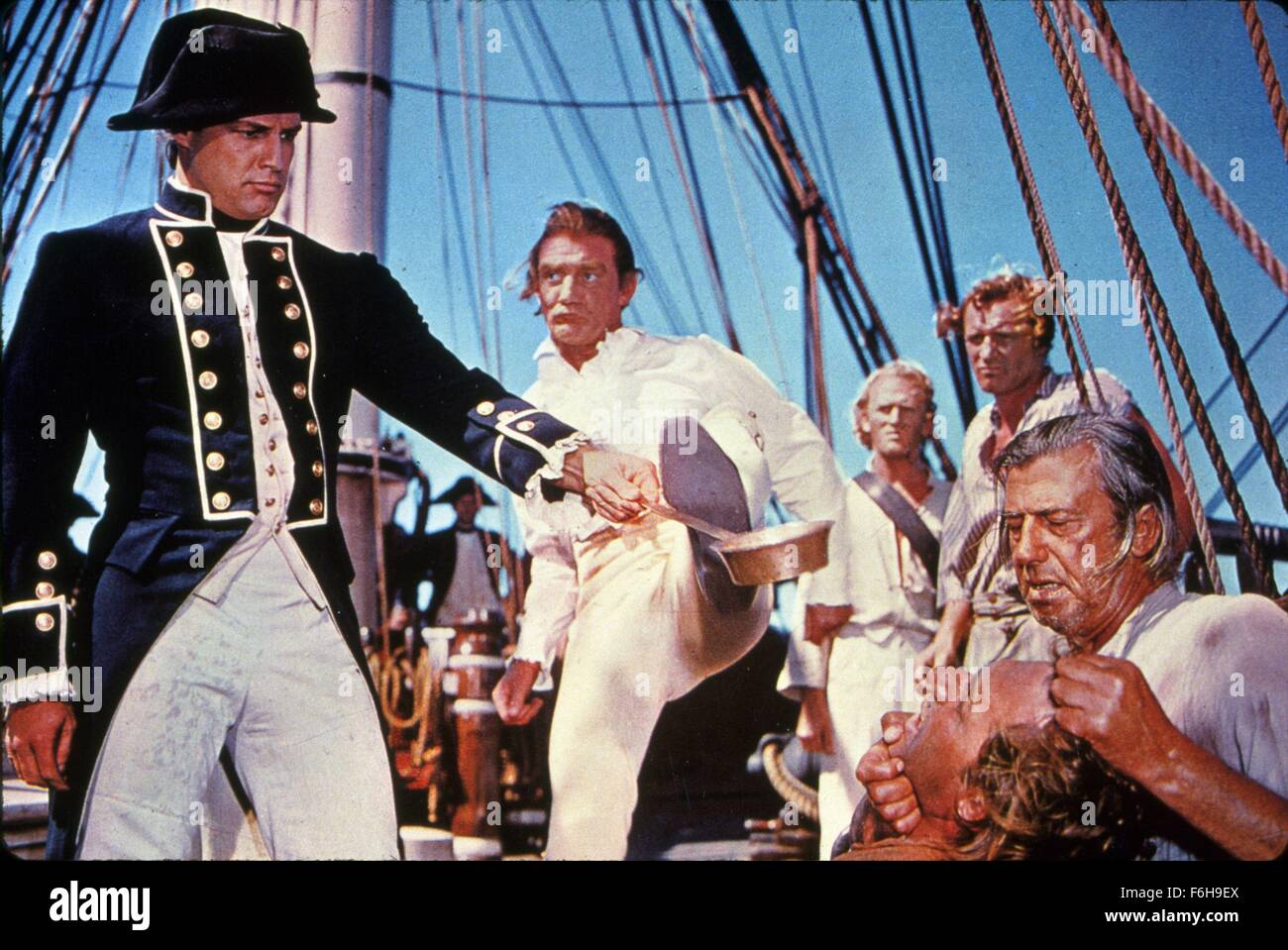 Filmtitel 1962: MEUTEREI auf der BOUNTY, abgebildet: MARLON BRANDO. (Bild Kredit: SNAP) Stockfoto