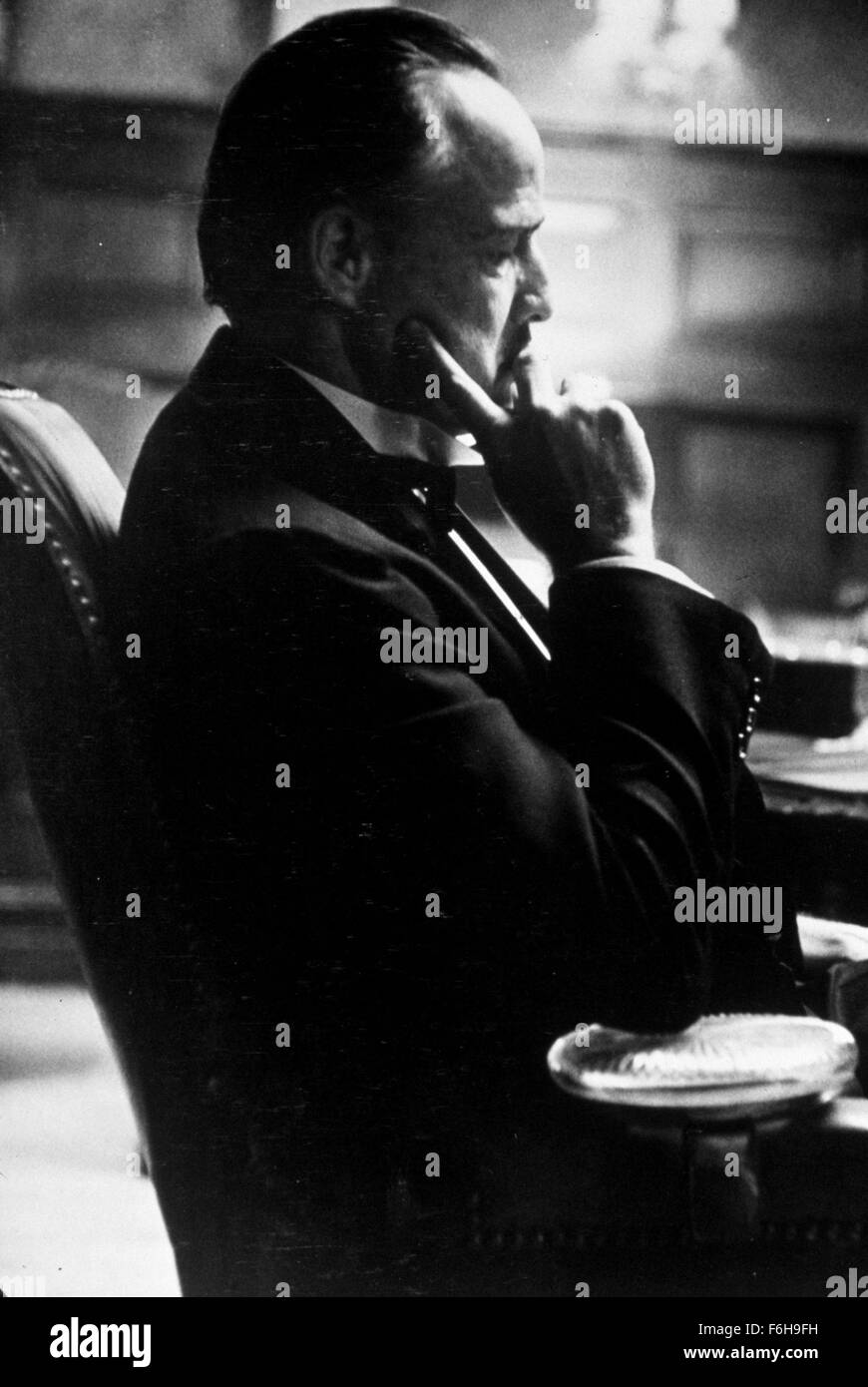 1972, Filmtitel: Pate, Regie: FRANCIS FORD COPPOLA, Studio: PARAMOUNT, abgebildet: MARLON BRANDO. (Bild Kredit: SNAP) Stockfoto